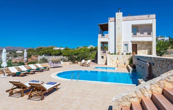 Five-Bedroom Sea View Villa for Rent in Kalathas, Akrotiri