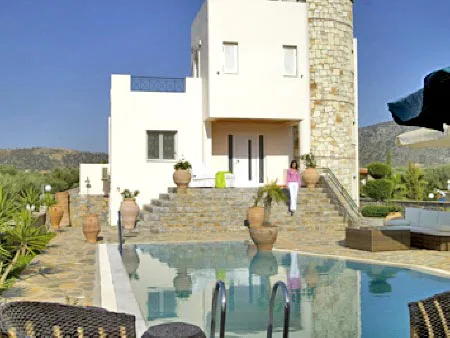 Seven-Bedroom Seafront Villa for Sale in Sissi, Agios Nikolaos