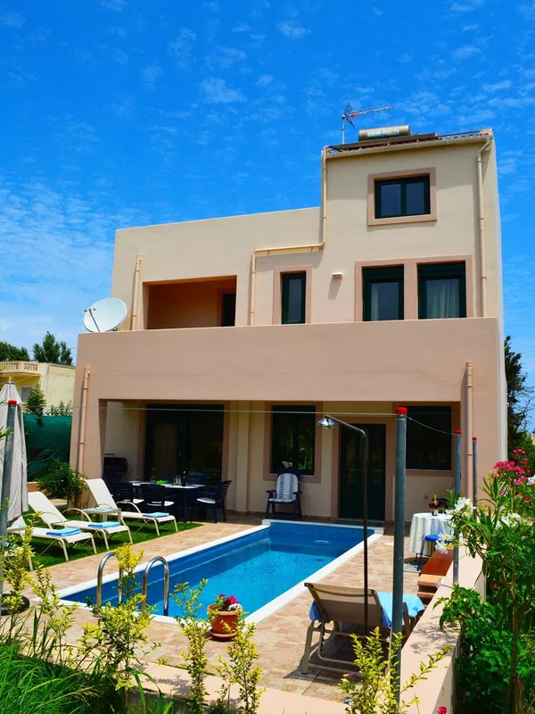 Four-Bedroom Sea View Villa for Sale in Maleme, Platanias — photo 2