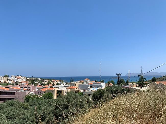 Sea-View 12,000 m² Land for Sale in Agioi Apostoloi, Chania