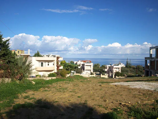 Seafront 1,430 m² Plot of Land for Sale in Agia Marina, Chania