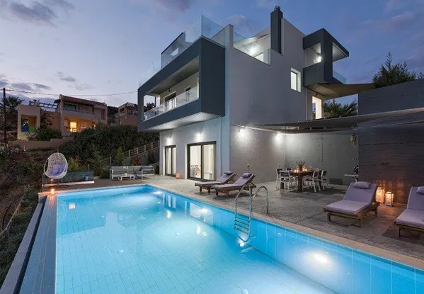 Sea-View Three-Bedroom Villa for Sale in Mpali, Mylopotamos