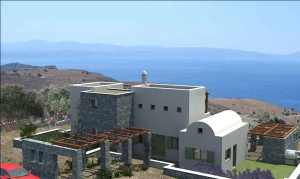 Sea View Four-Bedroom Villa for Sale in Melampes, Agios Vassilios