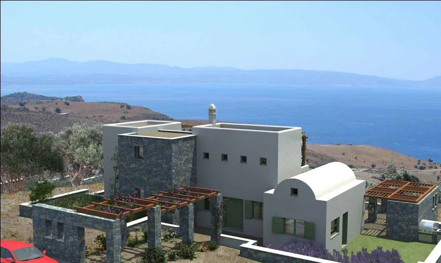 Sea View Four-Bedroom Villa for Sale in Melampes, Agios Vassilios
