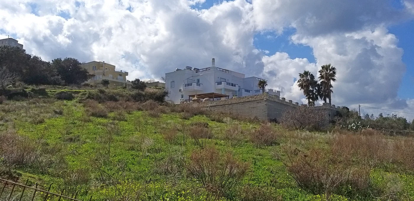 Sea-View 2,246 m² Land for Sale in Stalos, Chania