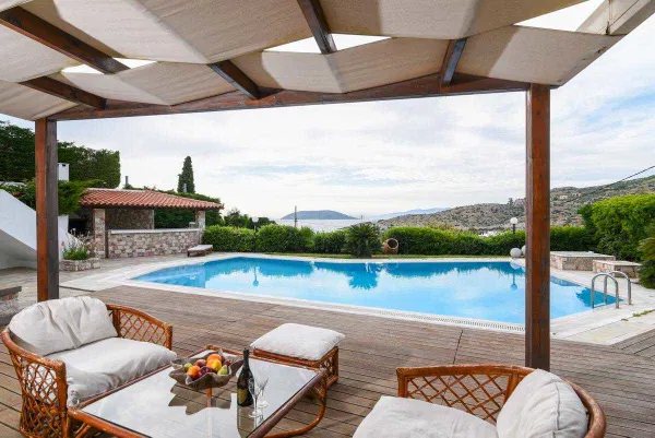 Sea-View 219 m² Villa with Five Bedrooms for Sale in Anavyssos, Attica