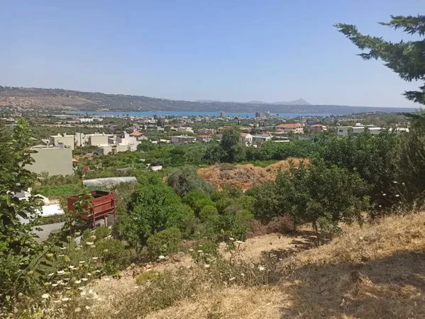 Sea-View 3,000 m² Land for Sale in Tsikalaria, Chania