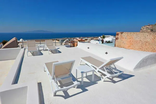 Sea-View Four-Bedroom Villa for Sale in Santorini, Cyclades