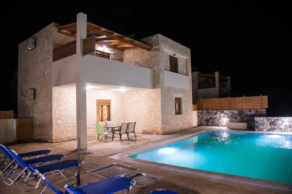 Sea View 255 m² Villa with Nine Bedrooms for Sale in Bali, Mylopotamos — photo 2