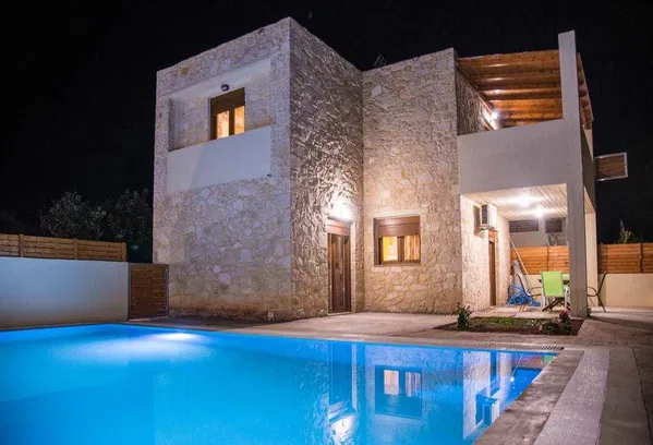 Sea View 255 m² Villa with Nine Bedrooms for Sale in Bali, Mylopotamos