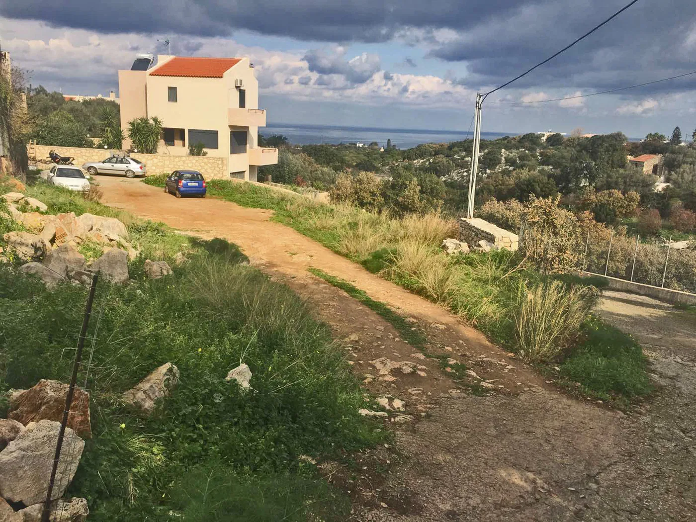 Sea-View 530 m² Plot for Sale in Gerani Rethymno, Rethymnon