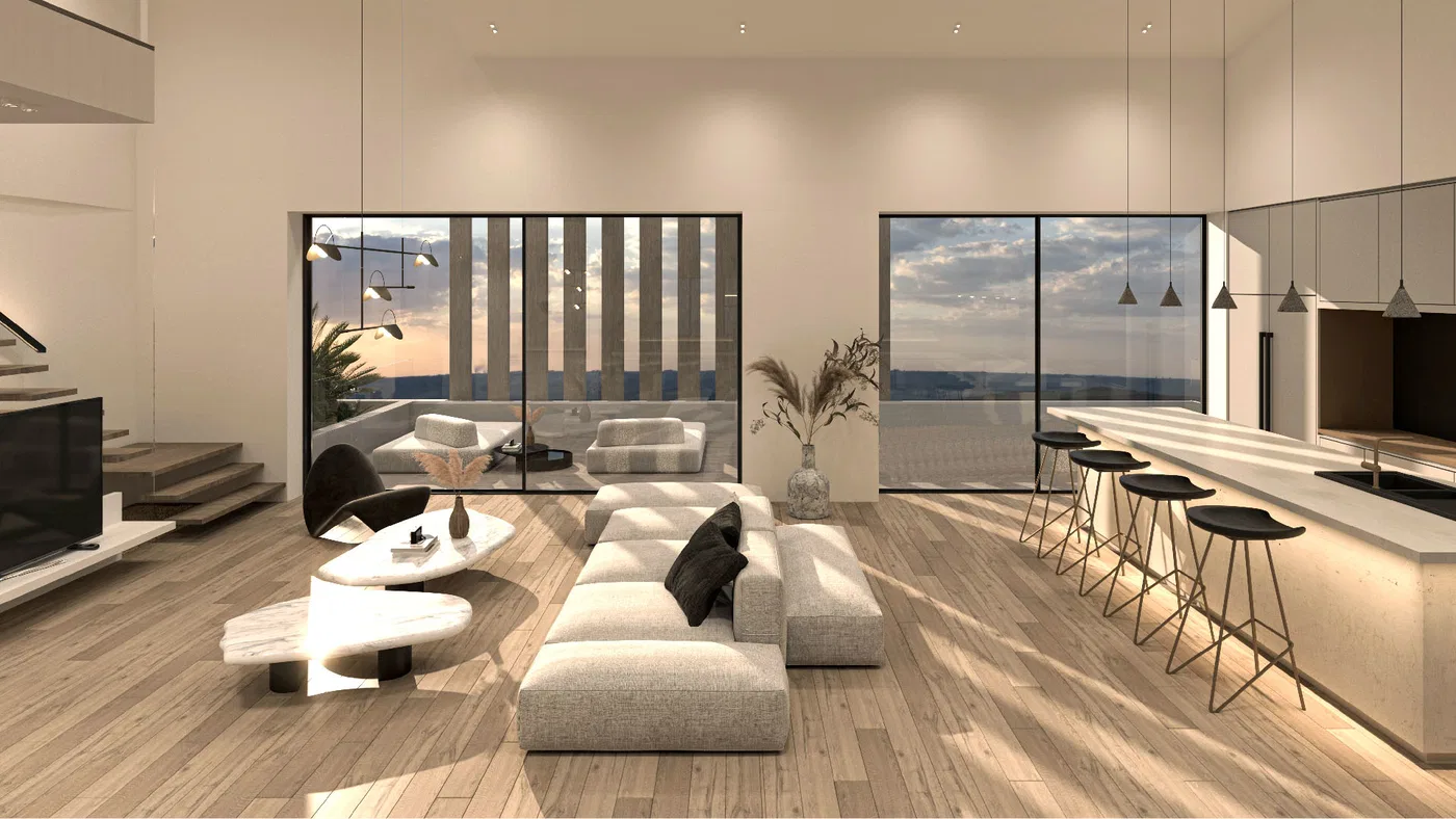 137 m² Sea-View Three-Bedroom Apartment for Sale in Heraklion