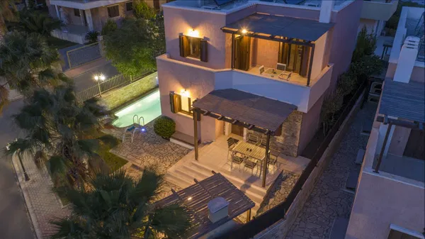 Four-Bedroom Villa for Sale in Makris Gialos, Lasithi with Swimming pool