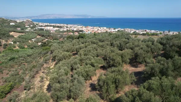 Sea-View 3,200 m² Plot for Sale in Agia Marina, Chania — photo 2