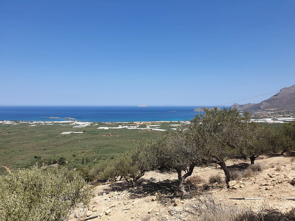 Sea-View 5,800 m² Plot for Sale in Falasarna, Kissamos