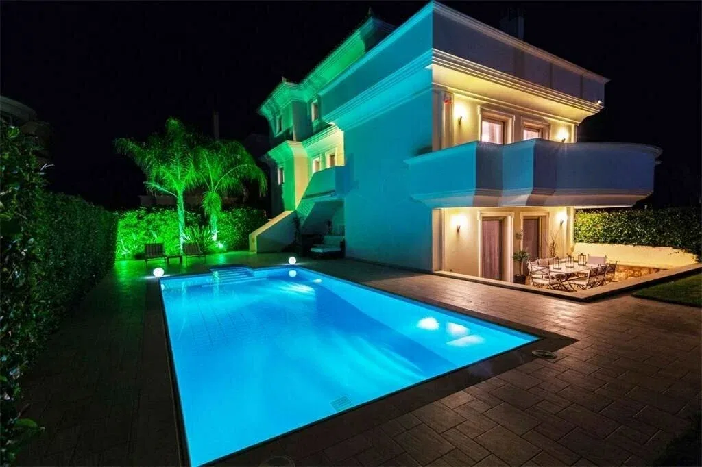 Sea View Four-Bedroom Villa for Sale in Kalyvia Thorikou, Lagonisi