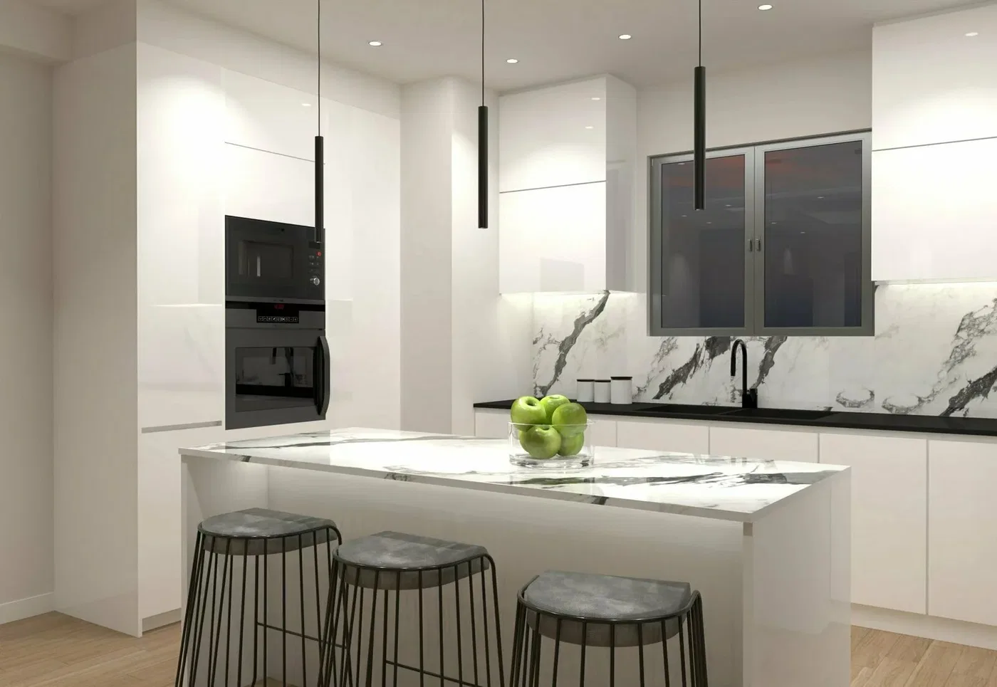 Three-Bedroom Contemporary Apartment for Sale in Nea Smyrni, Athens Southern suburbs