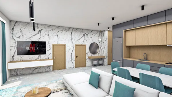 Two-Bedroom Apartment for Sale in Koumpes, Chania with Air conditioning