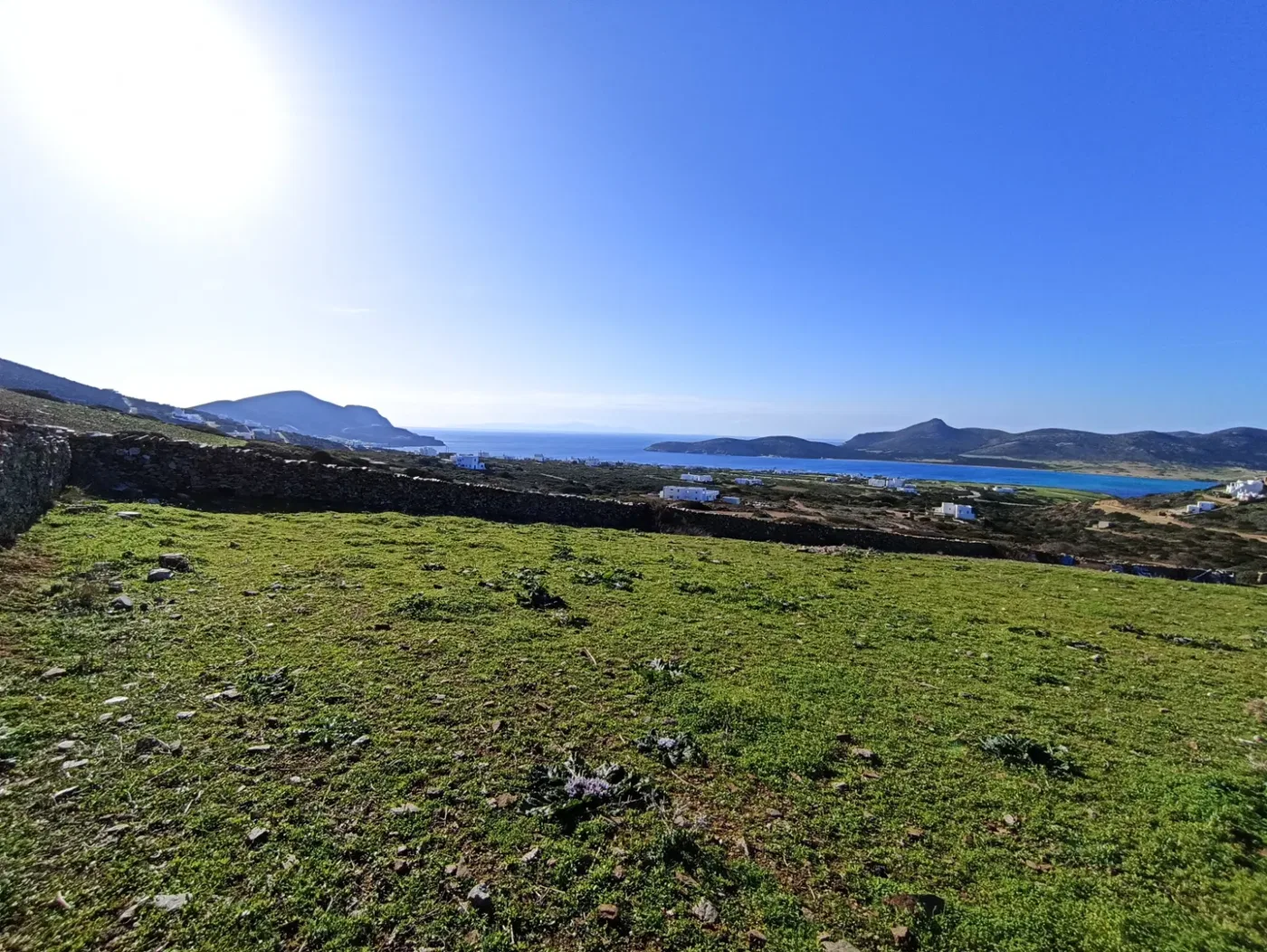 Sea-View 15,500 m² Plot for Sale in Antiparos, Cyclades