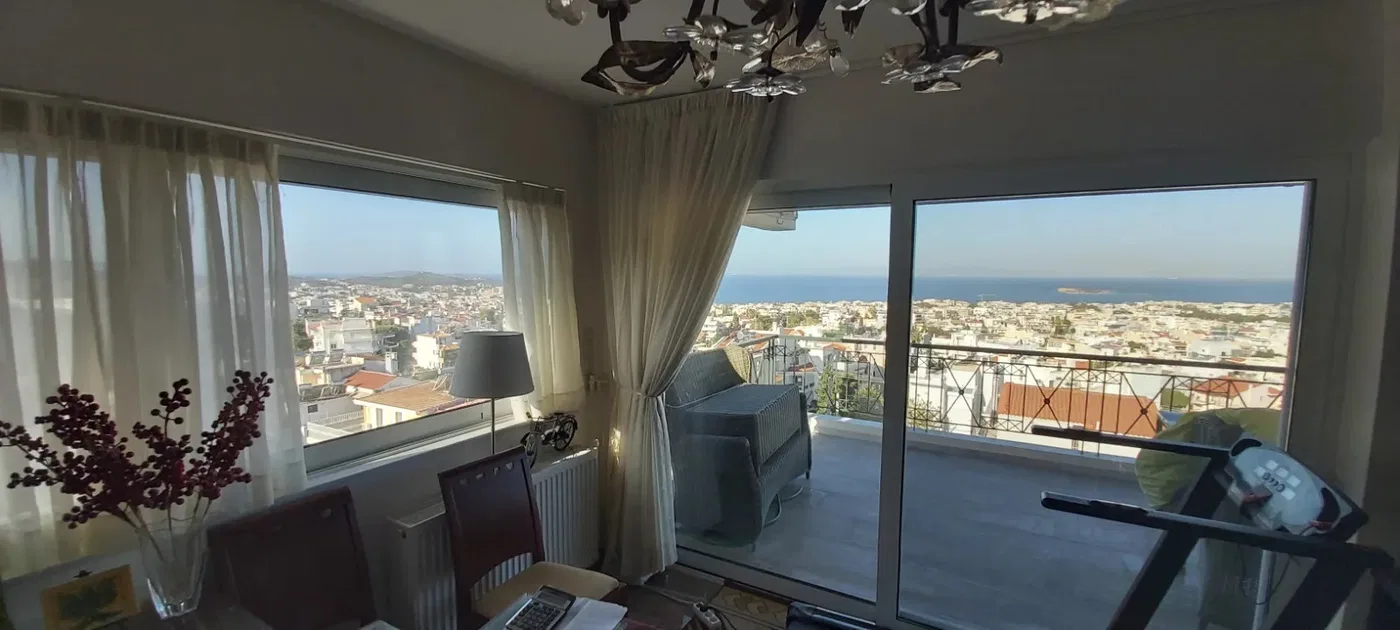 Three-Bedroom Sea-View Apartment for Sale in Voula, Athens Southern suburbs