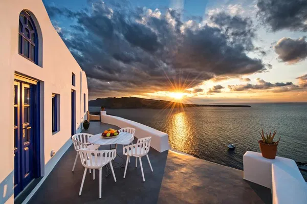 Two-Bedroom Sea-View Villa for Sale in Santorini, Cyclades