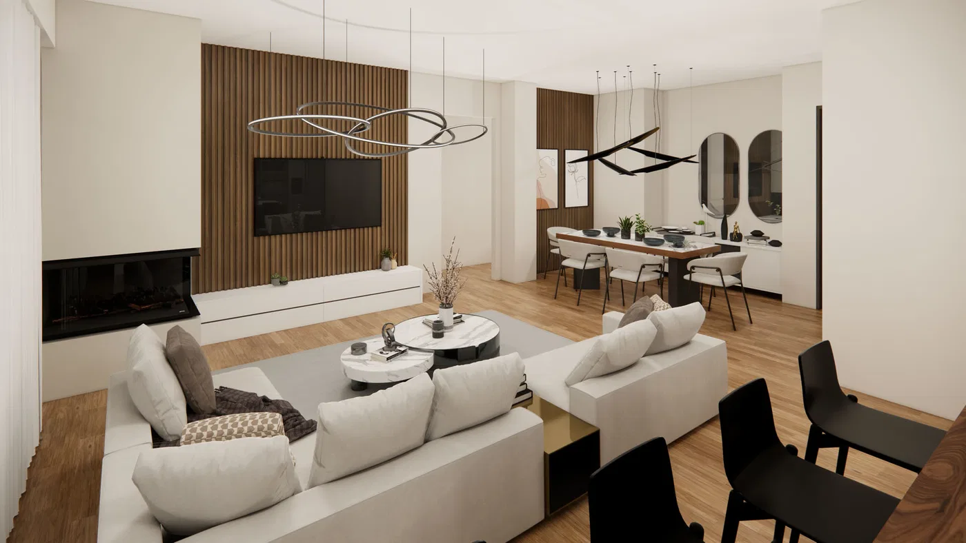 Three-Bedroom Apartment for Sale in Kallithea, Athens Southern suburbs with Autonomous gas heating