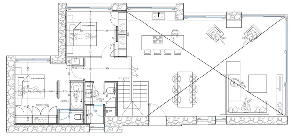 Plan mezzanine floor