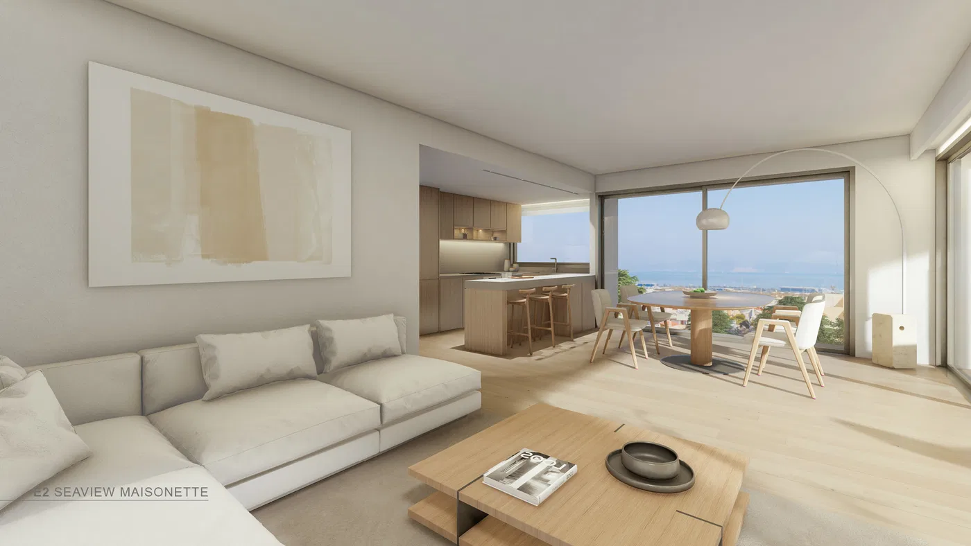 Sea-View 124 m² Apartment with Three Bedrooms for Sale in Elliniko, Athens Southern suburbs