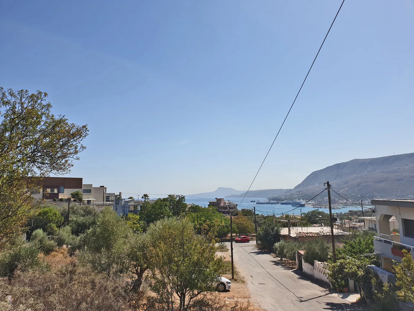 Sea-View 344 m² Plot of Land for Sale in Souda, Chania