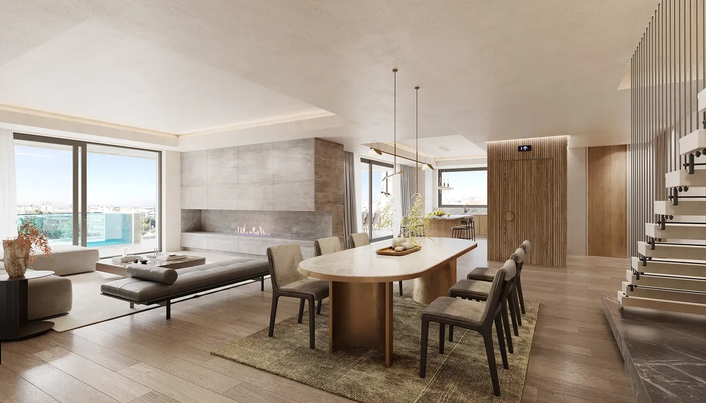 229 m² Sea View Four-Bedroom Apartment for Sale in Glyfada, Athens Southern suburbs