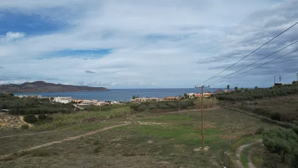 Sea-View 9,437 m² Land for Sale in Agia Marina, Chania