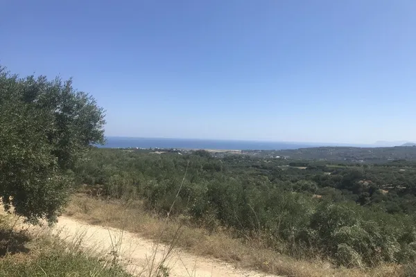 Seafront 4,375 m² Plot of Land for Sale in Polemarchi, Platanias — photo 2