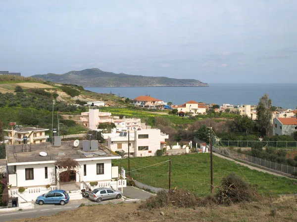 Sea-View 6,300 m² Land for Sale in Stalos, Chania