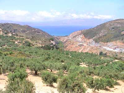 Seafront 10,000 m² Plot for Sale in Plakalona, Kissamos